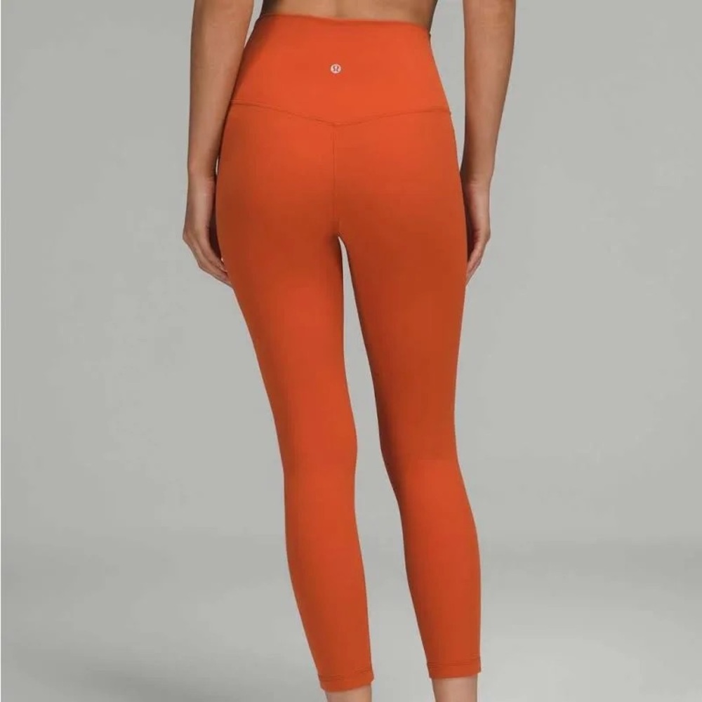 Lululemon Wonder Under 25” burnt orange